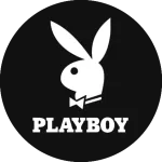 Playboy logo with bunny silhouette